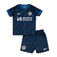 Camiseta Chelsea Segunda Equipación Replica 2023-24 para niños mangas cortas (+ Pantalones cortos)